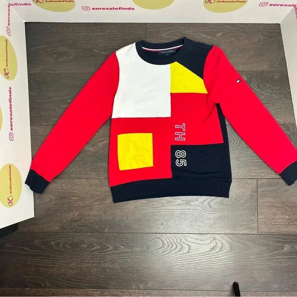 VINTAGE TOMMY HILFIGER CREWNECK SWEATSHIRT MENS - Picture 1 of 4